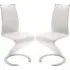 Summer Z Dining Chairs - White, Faux Leather