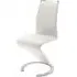 Summer Z-Shaped Dining Chair - White, Faux Leather