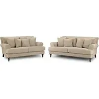 Summerfield 3+2 Seater Sofa Set - Beige, Fabric