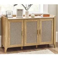 Sumter 3-Door Sideboard - Oak