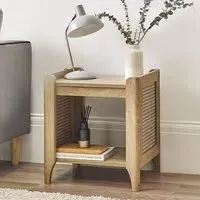 Sumter Lamp Table with Removable Shelf - Oak