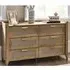 Sumter Wide 6-Drawer Chest - Oak
