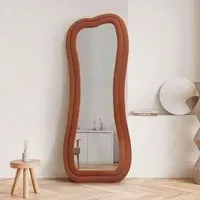 Sun Glass Cheval Full-Length Mirror - Red, MDF alternate view