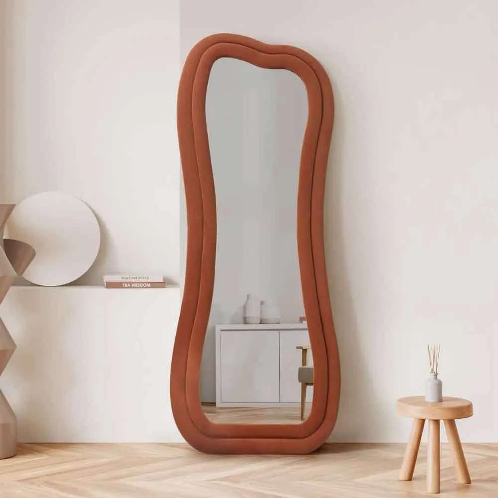 Sun Glass Cheval Full-Length Mirror - Red, MDF product