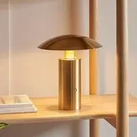 Sunrise Rechargeable Table Lamp - Brushed Gold, Metal