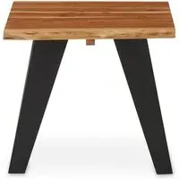 Surah Side Table - Natural, Acacia Wood