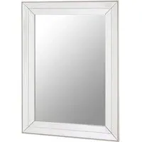 Susann Rectangular Wall Mirror - Clear, Mirrored Glass