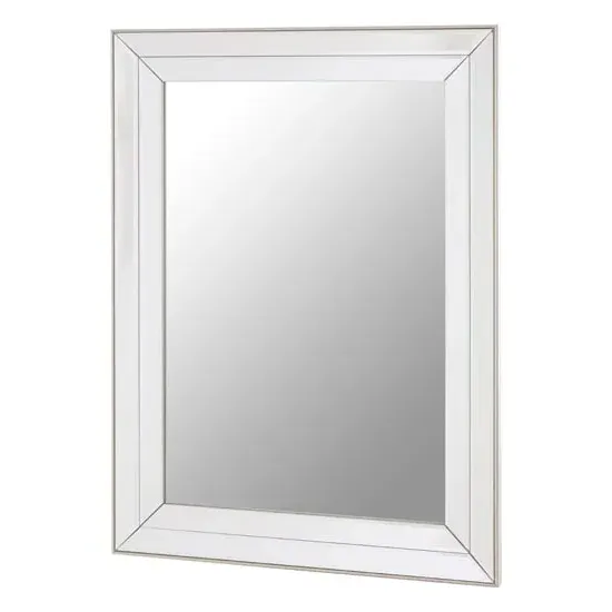 Susann Rectangular Wall Mirror - Clear, Mirrored Glass image
