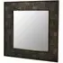 Sutra Square Wall Mirror - Brown, Mango Wood