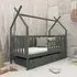 Suva Day Bed Frame - Graphite, Pine Wood