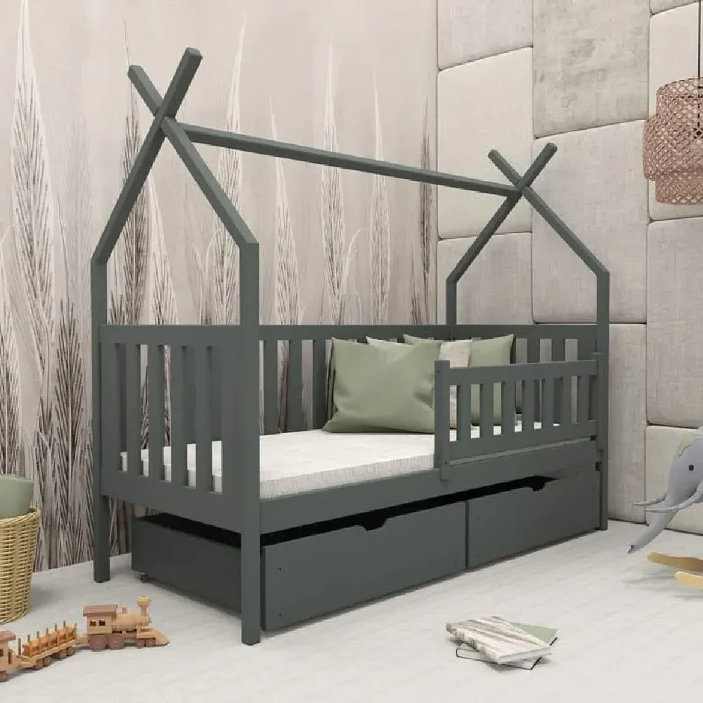 Suva Day Bed Frame - Graphite, Pine Wood image
