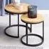 Suva Round Nest of 2 Tables - Wild Oak