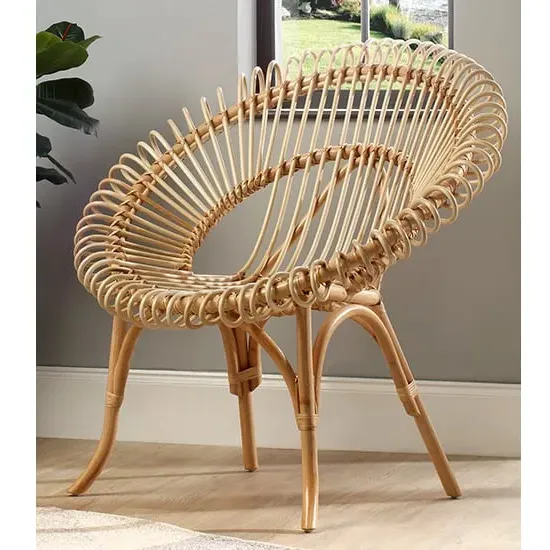 Suzano Wicker Chair - Natural, Natural Rattan