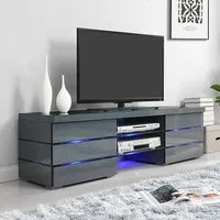 Svenja TV Stand with LED Lighting - Grey
