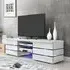 Svenja TV Stand with LED Lighting - White