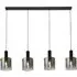 Sweden 4 Light Bar Pendant Light - Black, Metal