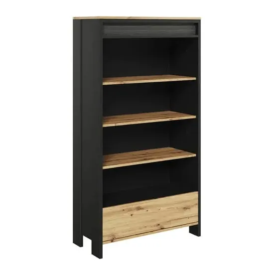 Swift Kids 3 Shelf Bookcase with LED - Artisan Oak