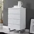 Sydney Chest with 4 Drawers - White, MDF