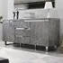 Sydney Large Sideboard with 2 Door 3 Drawer - Concrete Effect