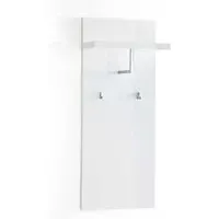 Sydney Wall Mounted Coat Stand - White, MDF