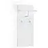 Sydney Wall Mounted Coat Stand - White, MDF