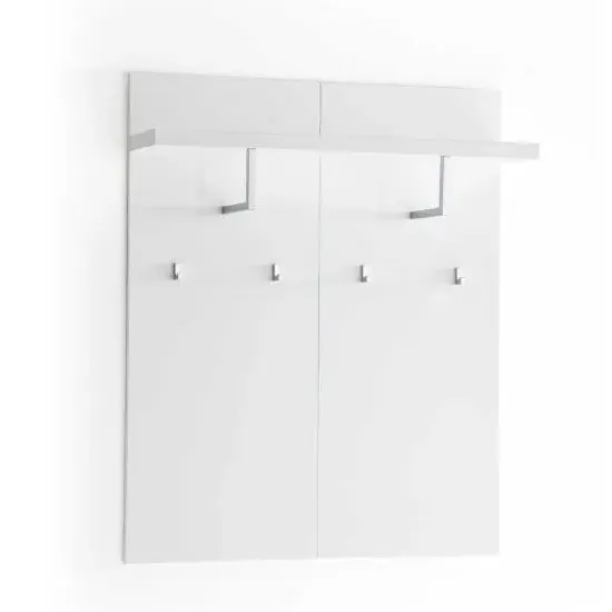 Sydney Wall Mounted Hallway Storage - White