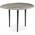 Sylva Round Coffee Table - Silver, Metal