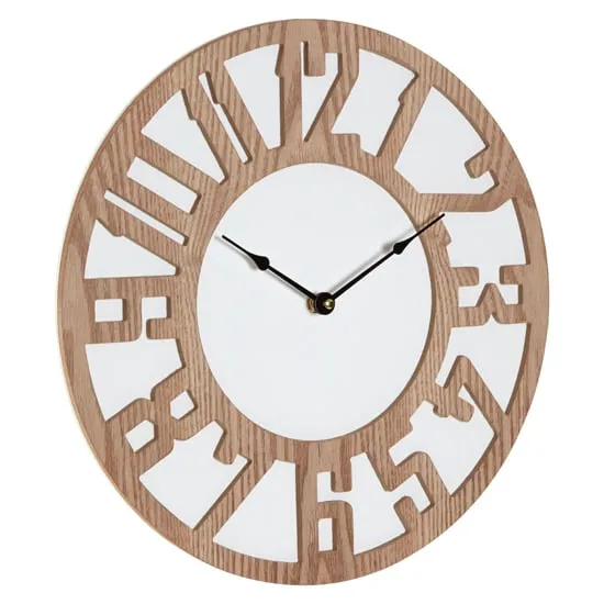 Symbia Round Wall Clock - Natural, MDF product