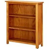 Syracuse 3-Shelf Bookcase - Brown, Oak Veneered MDF alternate view