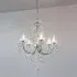 Tabitha 5 Light Ceiling Pendant - Polished Chrome, Crystal