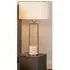 Table Lamp with Drum Shade - Gold, Marble