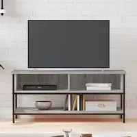 Tacey TV Stand with 2 Open Shelves - Grey Sonoma Oak