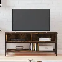 Tacey TV Stand with 2 Open Shelves - Smoked Oak