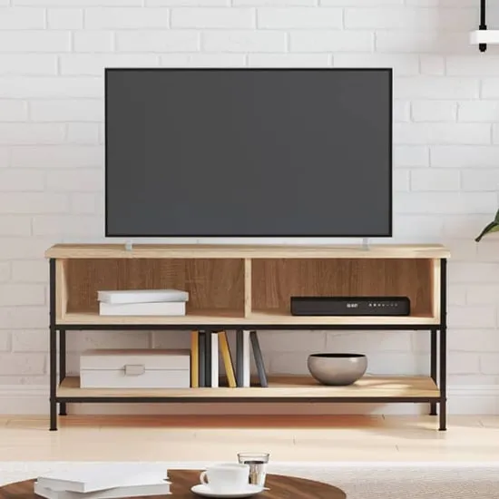 Tacey TV Stand with 2 Open Shelves - Sonoma Oak