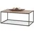 Tacita Rectangular Coffee Table - Black, Sonoma Oak