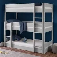 Taigi Triple Bunk Bed - Grey, Pine
