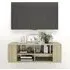Taisa Wall Hung TV Stand with Shelves - Sonoma Oak