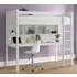 Takako High Sleeper Bunk Bed with Desk - White, Hardwood