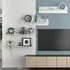 Takashi Set of 4 Wall Shelves - White, Engineered Wood
