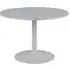 Tama Round Dining Table - White, Marble