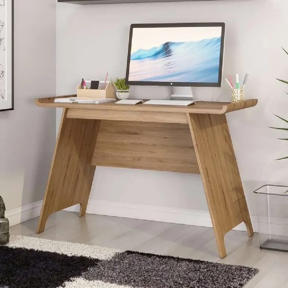 Tampere Rectangular Laptop Desk - Beaufort Oak image