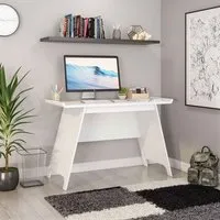 Tampere Rectangular Laptop Desk - White, Wood