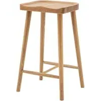 Tanta Wooden Bar Stool - Natural, Oak
