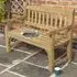 Taplow 2-Seater Garden Bench - Natural