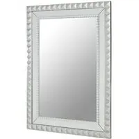 Tariku Rectangular Wall Mirror - Silver