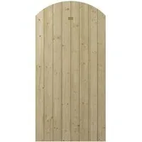 Tarkio Arch Top Garden Gate - Natural, Wood alternate view