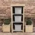 Tarkio Wooden Garden Bin Store Without Door - Natural