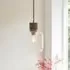 Tarrytown Clear Glass Pendant Light - Brown, Marble