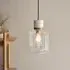 Tarrytown Clear Glass Pendant Light - White, Marble