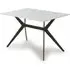 Tarsus Ceramic Dining Table - White